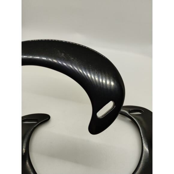 Vintage Black Purse Handles - Plastic for Making a Purse DIY Crafts - Picture 3 of 7